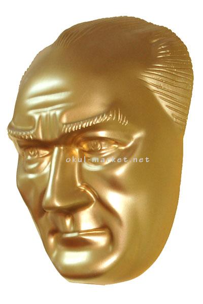 Atatürk Köşesi Donanımları Mask-Tarih-İmza Atatürk Maskı 45cm 