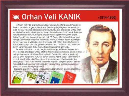 Koridor Tabloları Şairler ve Yazarlar Serisi Orhan Veli KANIK 