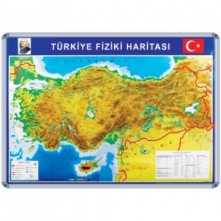 Haritalar ve Çıtalı Ürünler T.C. Fiziki Harita T.C. Fiziki Harita 