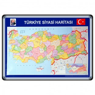 Haritalar ve Çıtalı Ürünler T.C. Siyasi Harita T.C. Siyasi Harita (70x100 cm) 