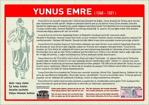 Koridor Tabloları Şairler ve Yazarlar Serisi Yunus Emre 